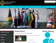 Tablet Screenshot of cadetforceja.org